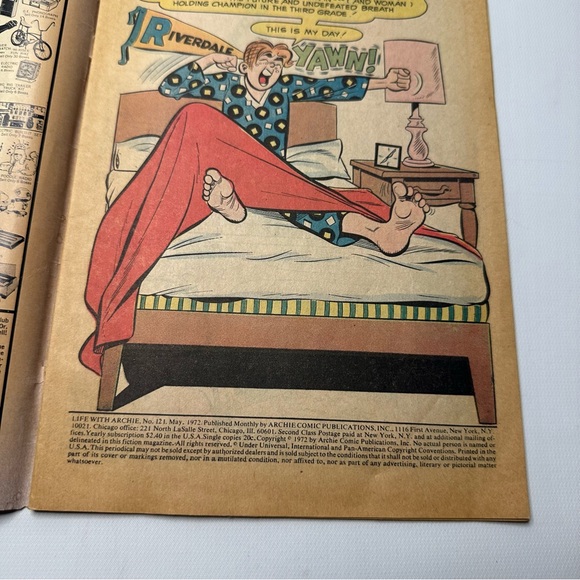 Life with Archie Comic Book Series May 72’ No.121 Vintage Collectible - Picture 4 of 5